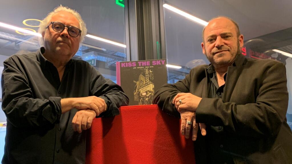 Jean-Michel Dupont et Mezzo, auteurs de «Kiss the Sky» (Ed. Glénat).