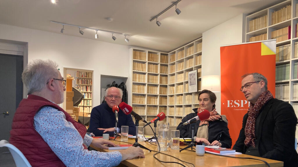 De gauche à droite : Jean-Louis Schlegel, Pierre-Edouard Deldique, Anne-Lorraine Bujon et Guillaume Le Blanc.