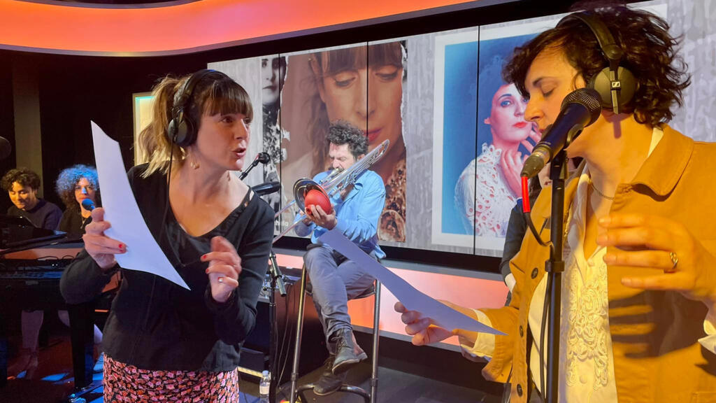 Sarah Lenka et Marion Rampal à RFI.