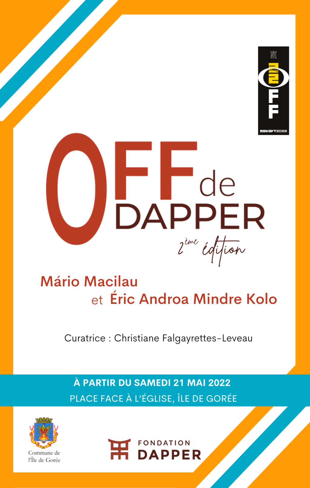 La Fondation Dapper invite sur l’île de Gorée les artistes Mário Macilau et Éric Androa Mindre Kolo à investir l’espace public.