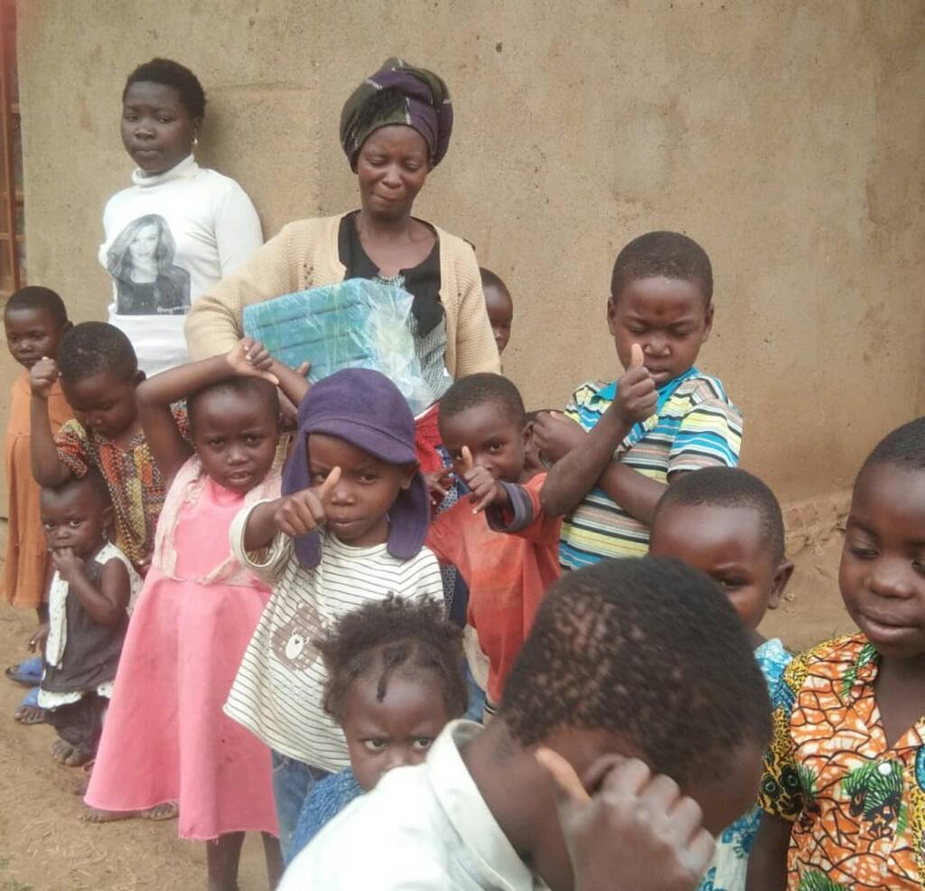 Les enfants participant à l’après-midi récréatif à Butembo.