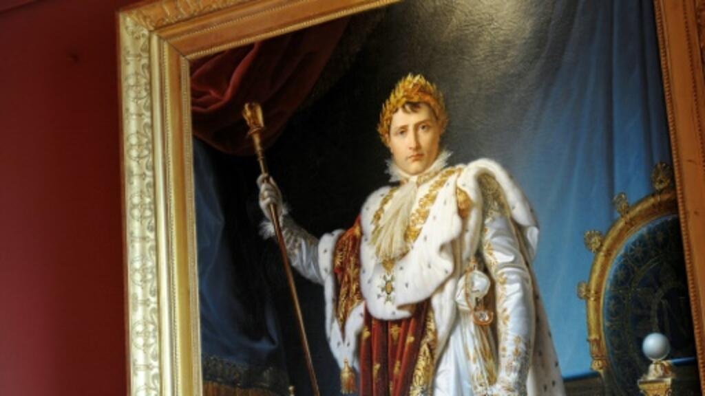 The goldsmith Martin-Guillaume Biennais removed some of the gold leaves from Napoleon's coronation wreath after the French leader complained it was too heavy