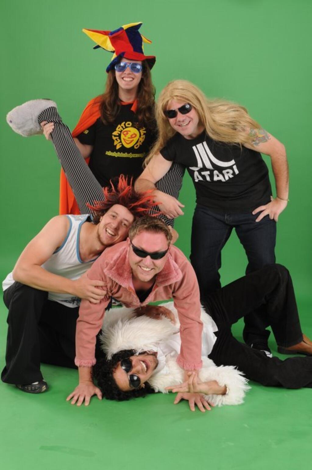 Luciano com a Banda Retrato Falado.