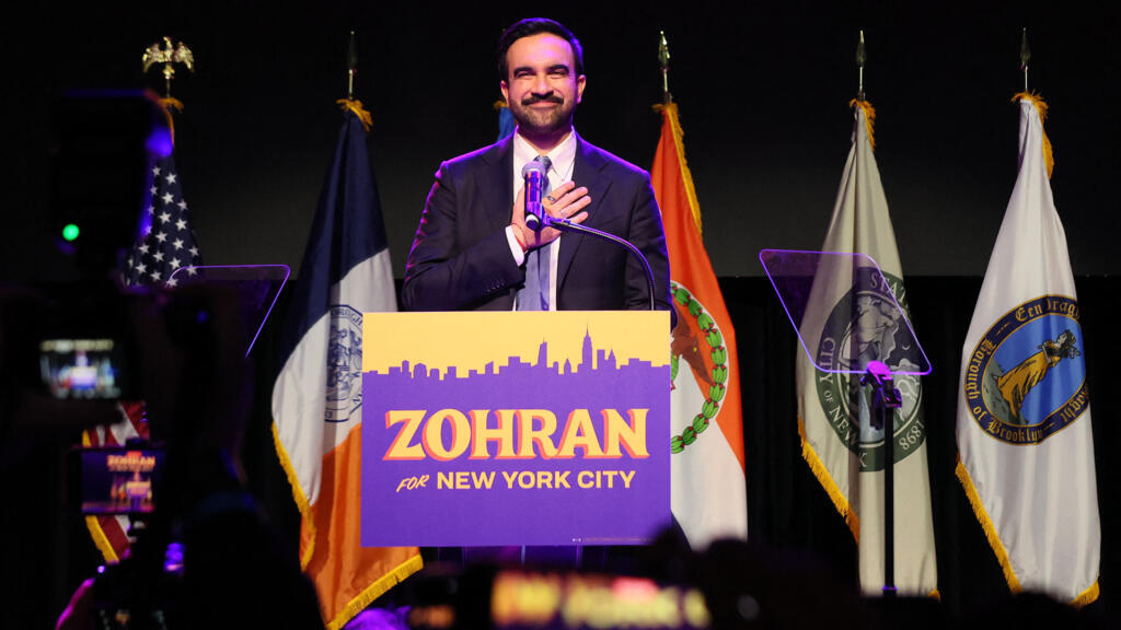 «New York sera la lumière»: le socialiste Zohran Mamdani, opposant à Trump, élu maire de la ville
