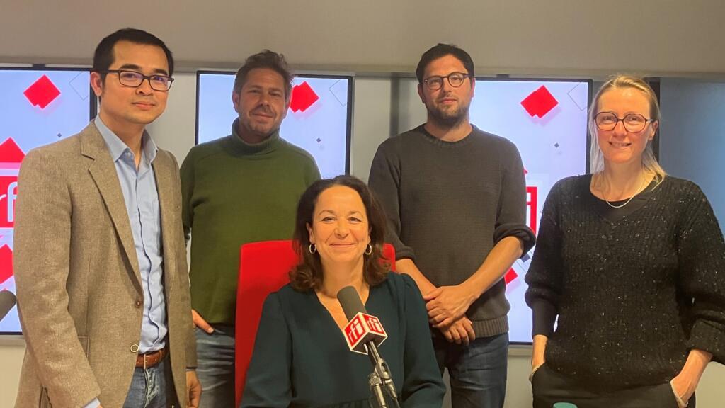 Avec Oudom Heng, Igor Strauss, Simon Rozé et Jennifer Galé.