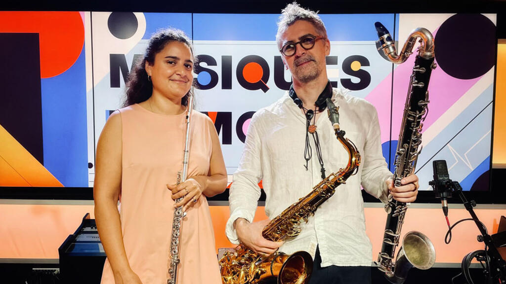 Naïssam Jalal et Sylvain Rifflet à RFI.