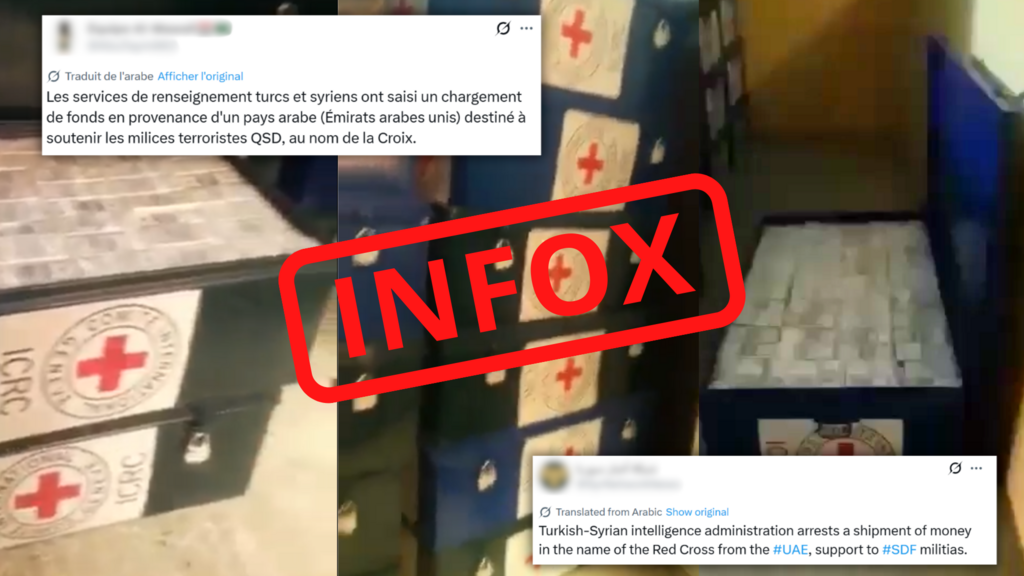 Syrie: une vieille infox ciblant la Croix-Rouge refait surface