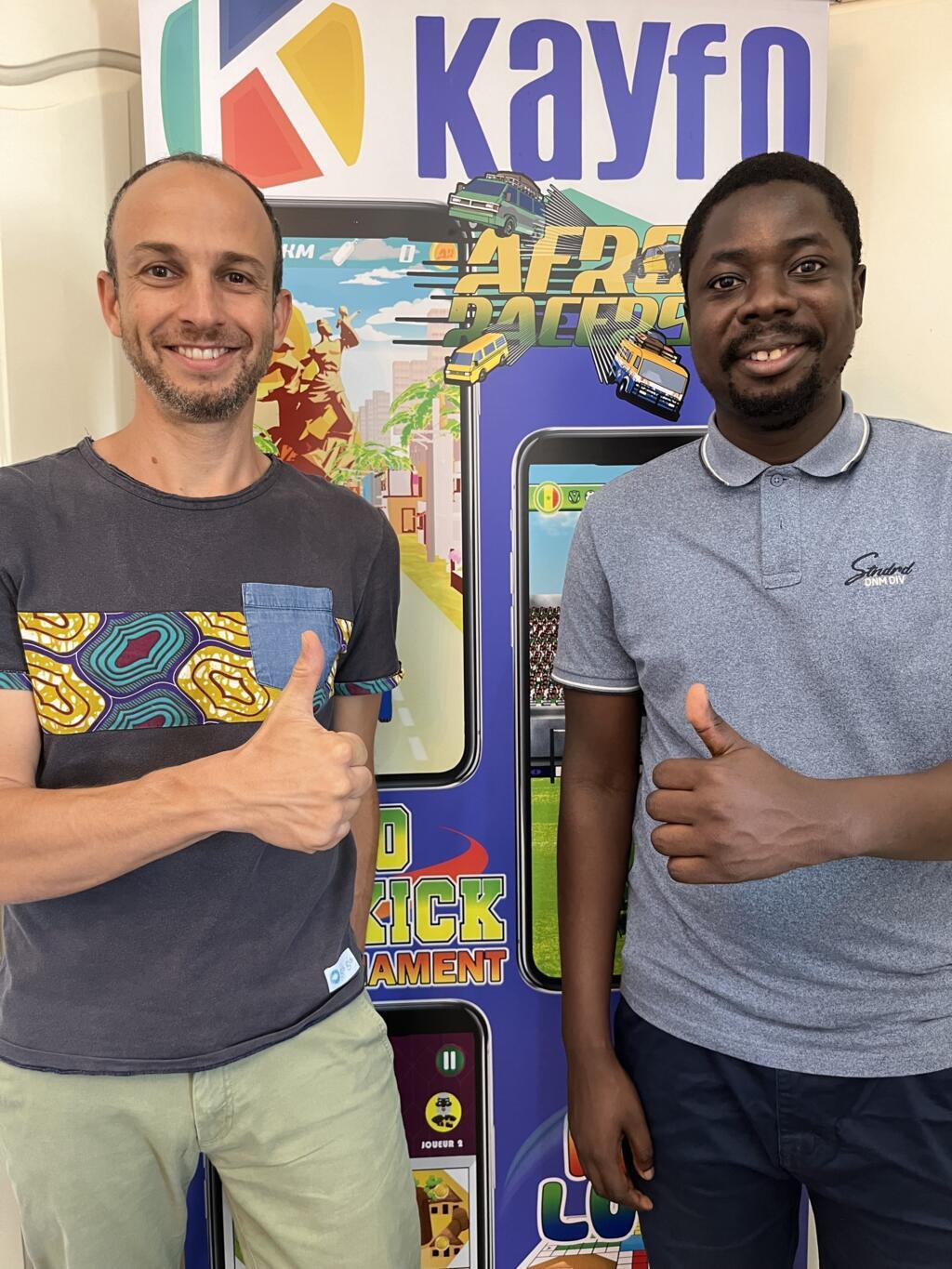 Julien Herbin et Thierno Ndiaye de Kayfo.