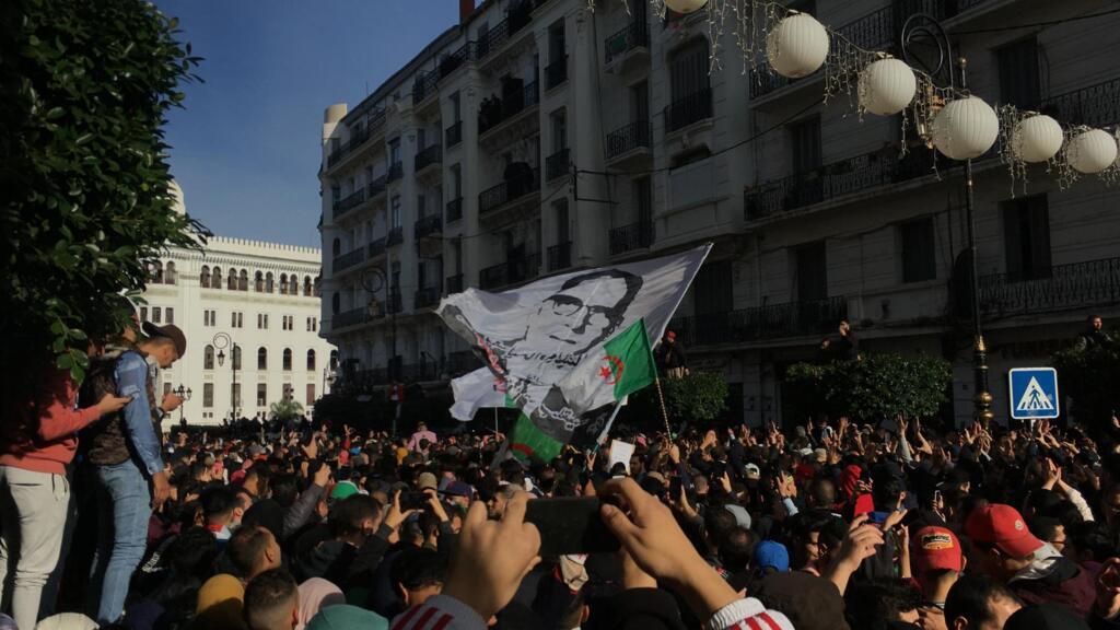 Manifestation contre la présidentielle aux abords de la Grande Poste d’Alger, le 12 décembre 2019.