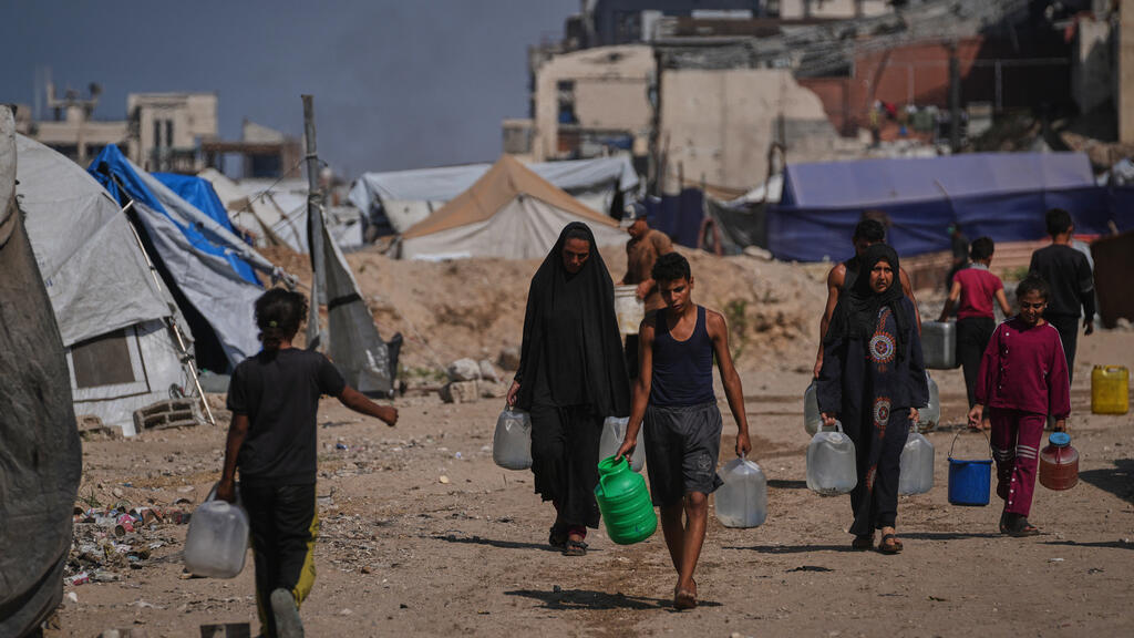 Tại một trại tị nạn của người dân Palestine ở thành phố Gaza ngày 23/10/2025.