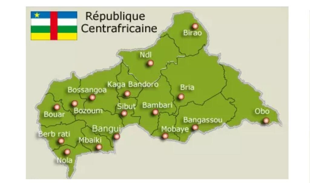 法广（RFI）存档地图 / 非洲 - 中非共和国（RCA）
RFI Carte d'archive / Afrique - la République Centrafricaine （RCA）.