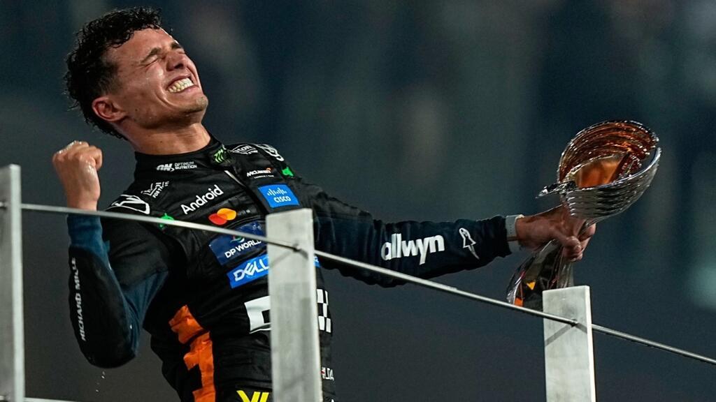 Formule 1: Lando Norris champion du monde 2025 pour deux petits points devant Max Verstappen