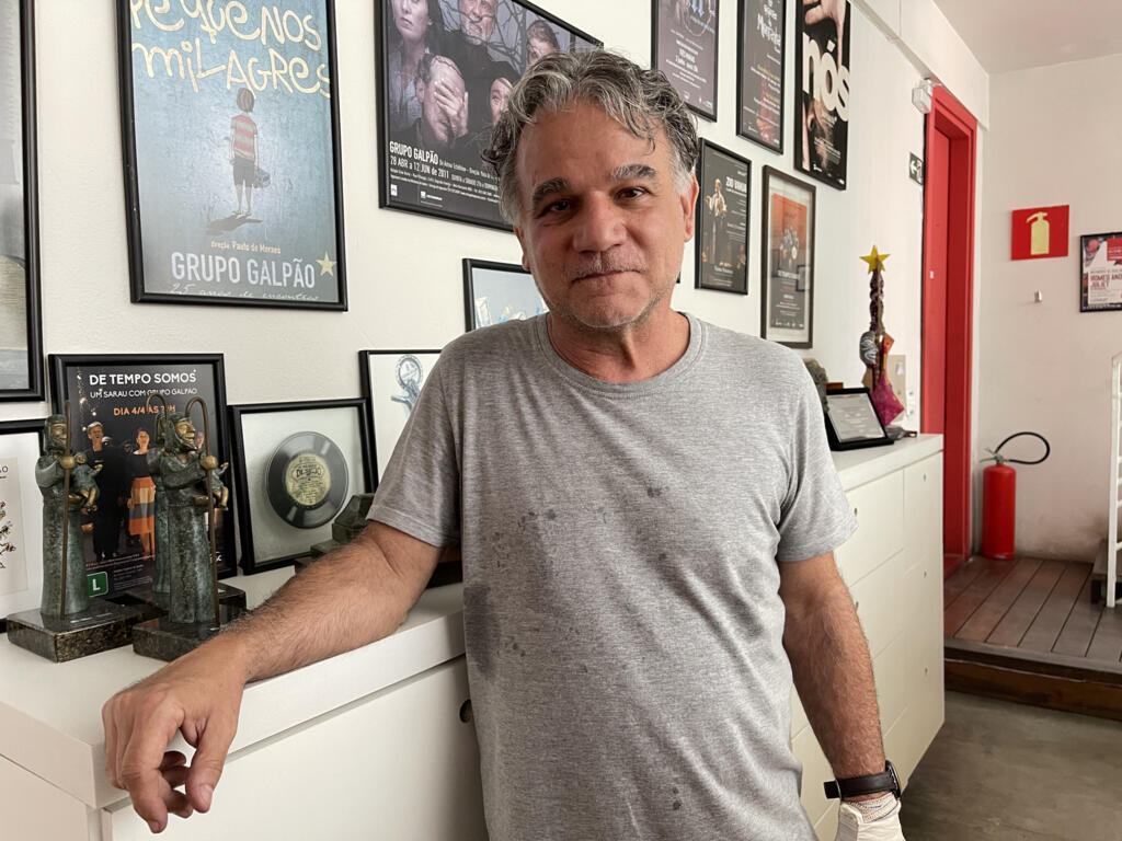 Eduardo Moreira, diretor de "Um Molière Imaginário", ator e fundador do Grupo Galpão.