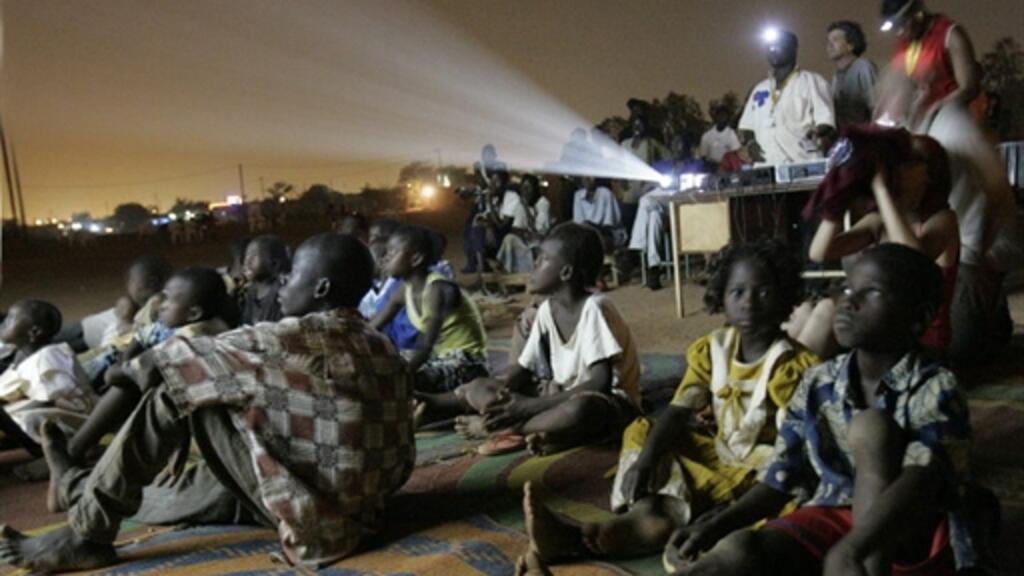 Dans la banlieue de Ouagadougou, lors d'une des précédentes éditions du festival panafricain du cinéma et de la télévision (FESPACO).