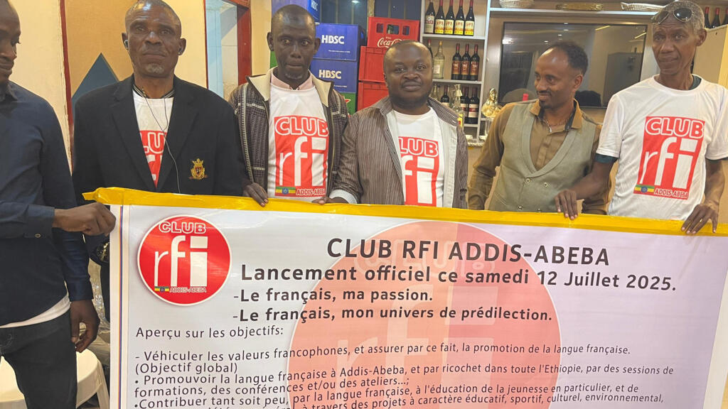 Les membres du Club, lors du lancement à Addis-Abeba.