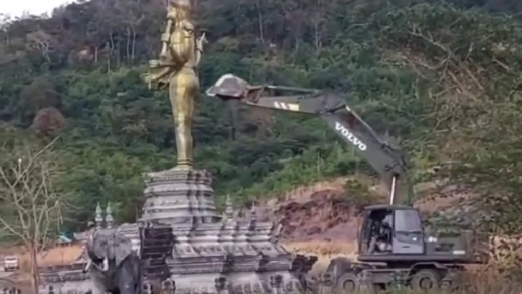 Conflit Cambodge-Thaïlande: l'armée thaïlandaise détruit une statue hindoue et suscite l'indignation