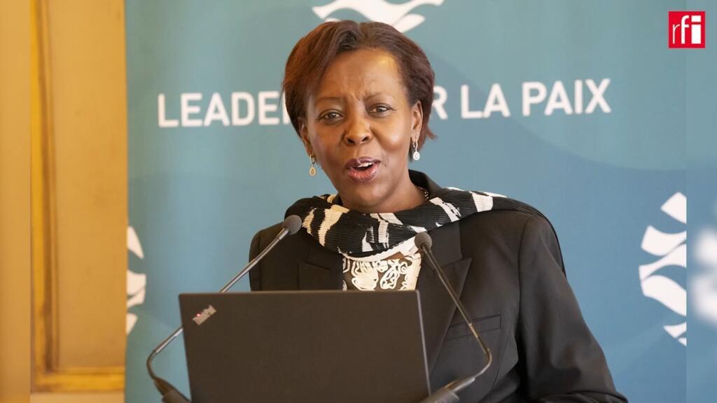 RFI Image d'archive / Mme Louise Mushikiwabo (OIF).
法广（RFI）存档图片 / [法语国家及地区国际组织]（OIF）的现任秘书长穆希基瓦博夫人（Mme Louise Mushikiwabo）