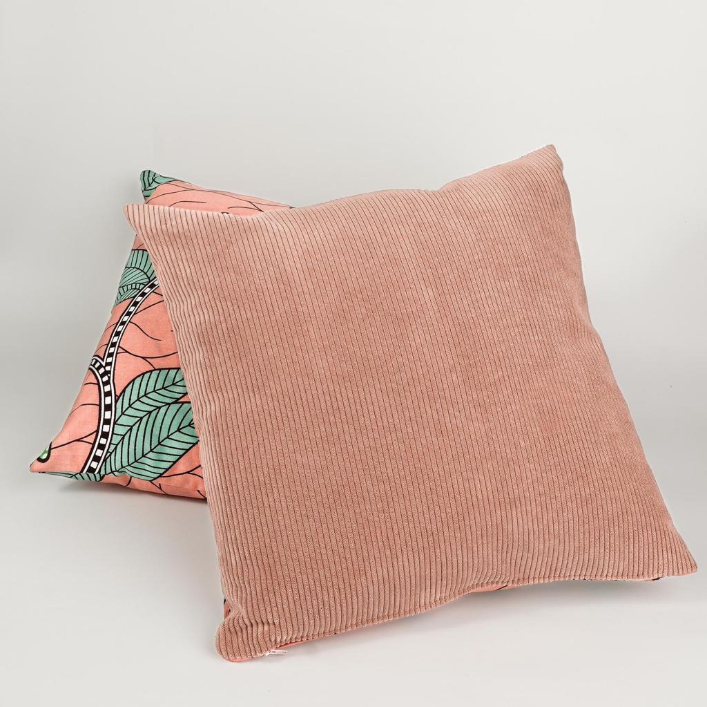 Coussin wax et velours - Boutique Gabriela