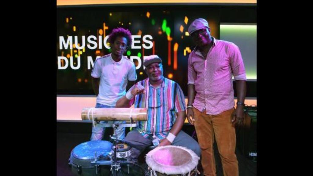 Edmony Krater, Roger Raspail et Xavier Belin à RFI.