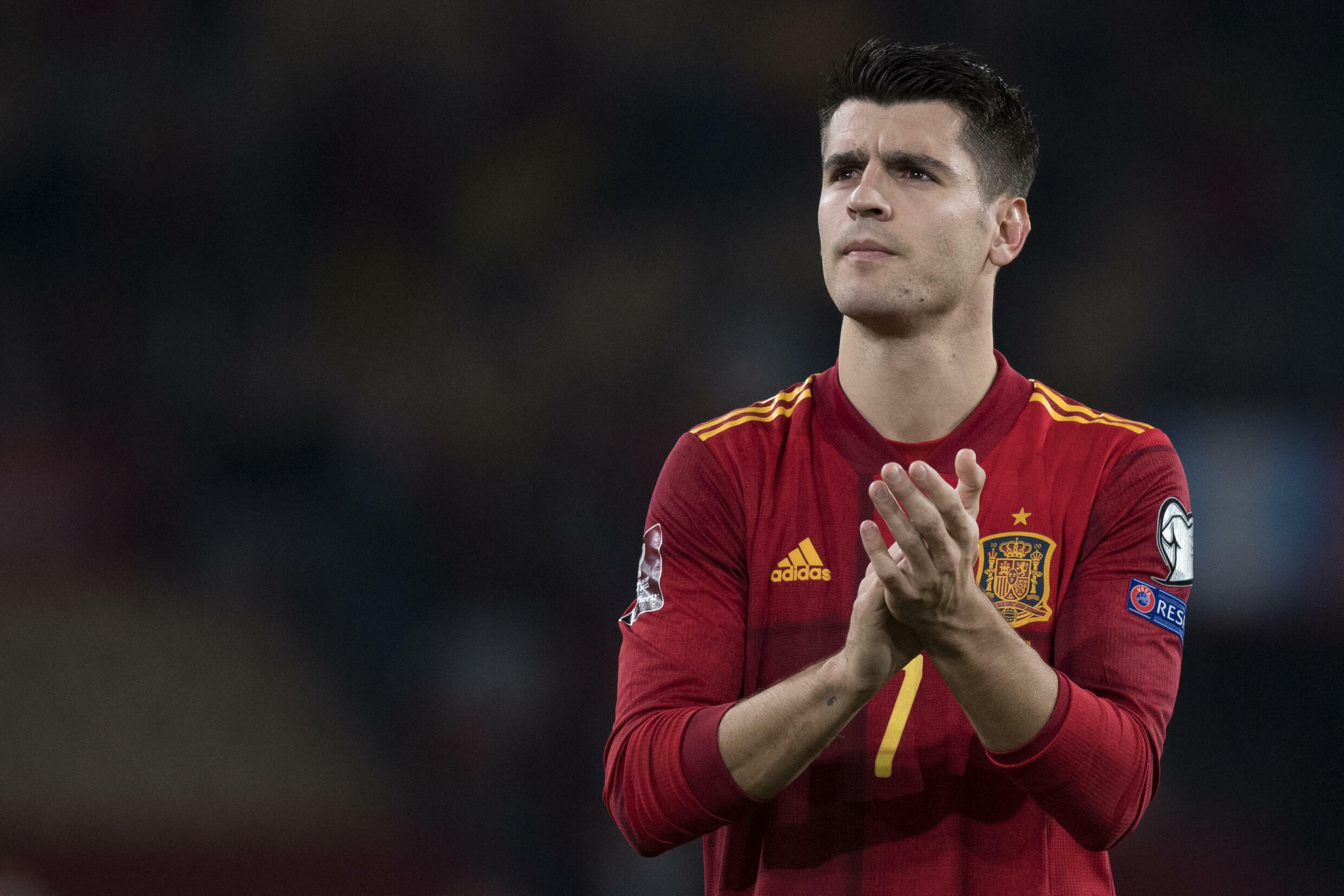 Álvaro Morata marcó el gol de la victoria de España ante Suecia