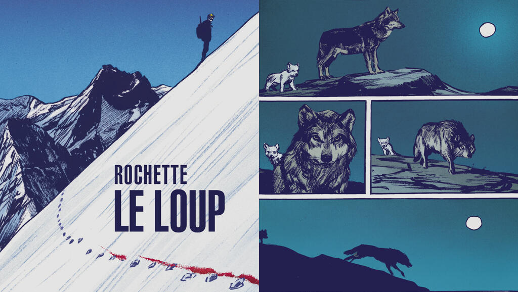 «Le loup» une bande dessine de Jean-Marc Rochette