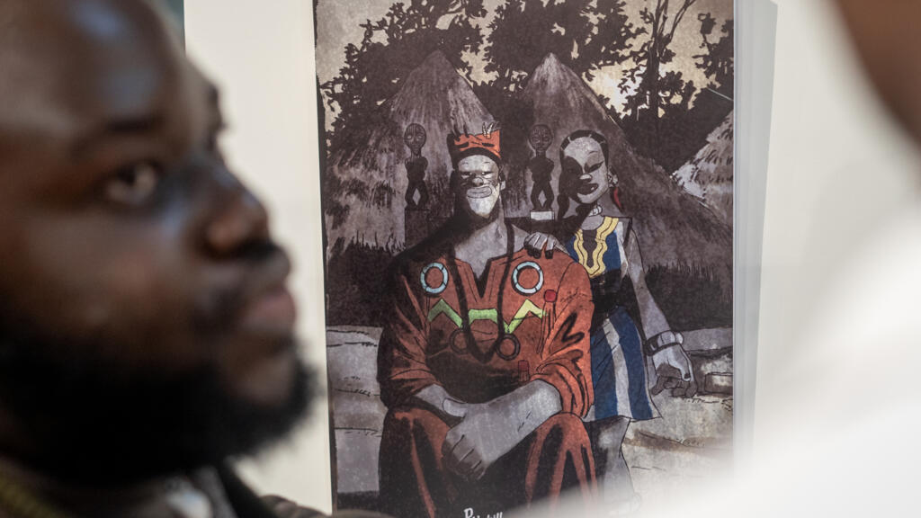 Vernissage de l'exposition « Impact Frame », le 18 septembre 2025 à l'Institut Français d'Abidjan.