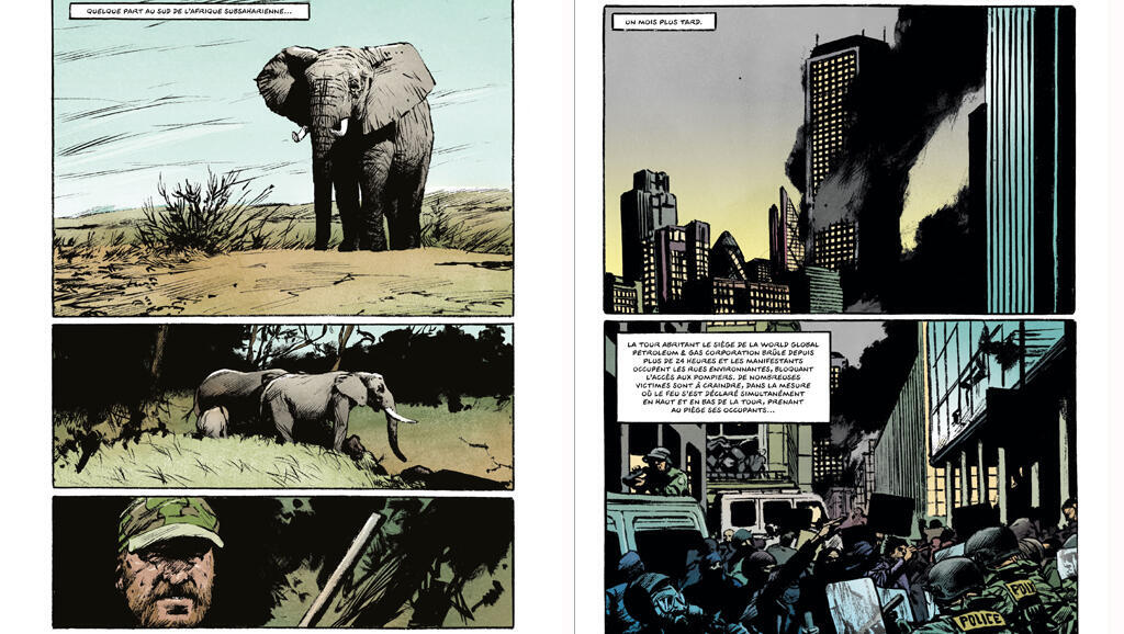 «Transperceneige : Extinctions Acte 1» une bande dessinée de Jean-Marc Rochette.