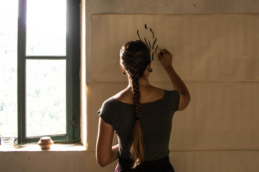 Atelier "Dessiner les sons" - 27e festival d’art international Stazione di Topolò /Postaja Topolove, Italie, 2020