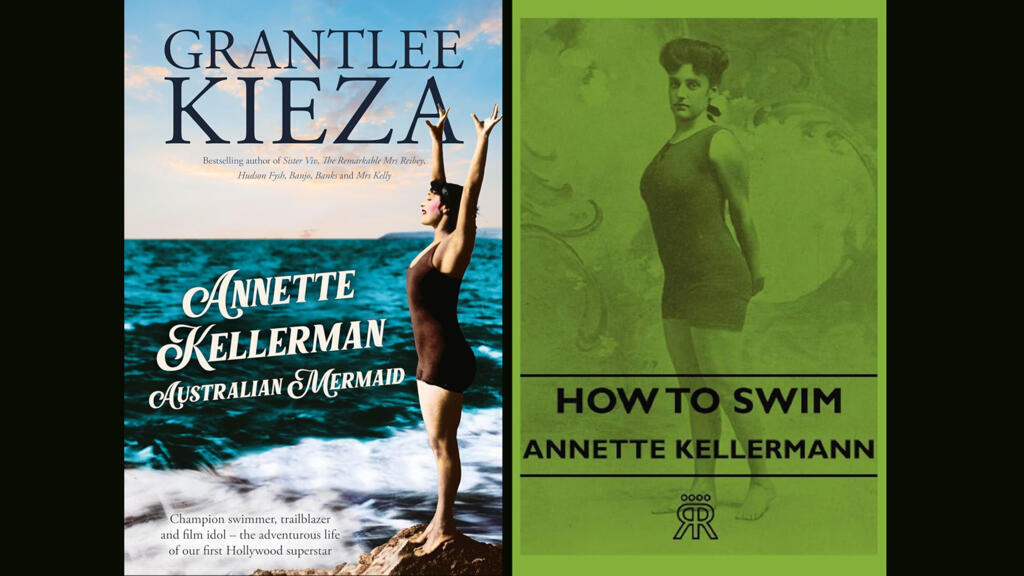 «Annette Kellermann : Australian Mermaid» de Grantlee Kieza et «How to Swim» d'Annette Kellermann.