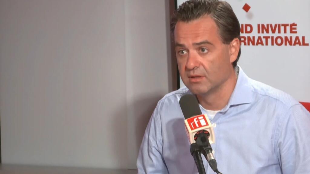 Nicu Popescu, ancien vice-Premier ministre et ministre des Affaires étrangères de Moldavie, dans le studio de RFI le 27 août 2025.