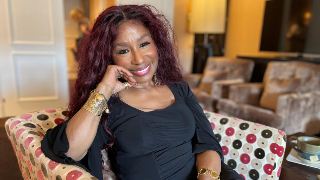 Chaka Khan, le 3 juillet 2025 à Lausanne, à la veille de son concert anniversaire.