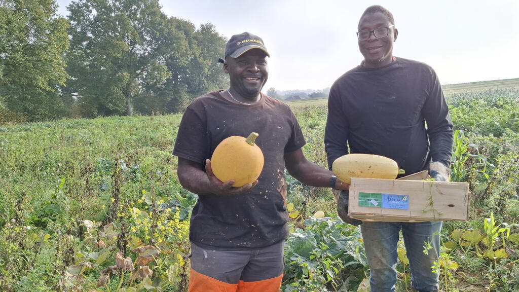 Eddy Valère Djonang (gauche) et Kassiri Gbeuli.