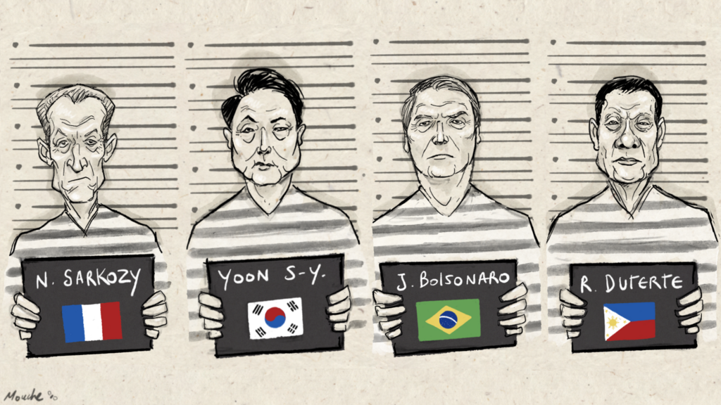 Des prisonniers "VIP" en France, en Corée du Sud, au Brésil et aux Philippines.