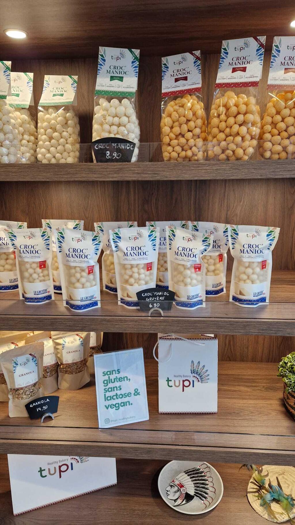 O polvilho é um dos produtos com mais saída.