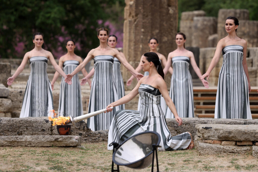 Allumage de la Flamme Olympique à Olympie