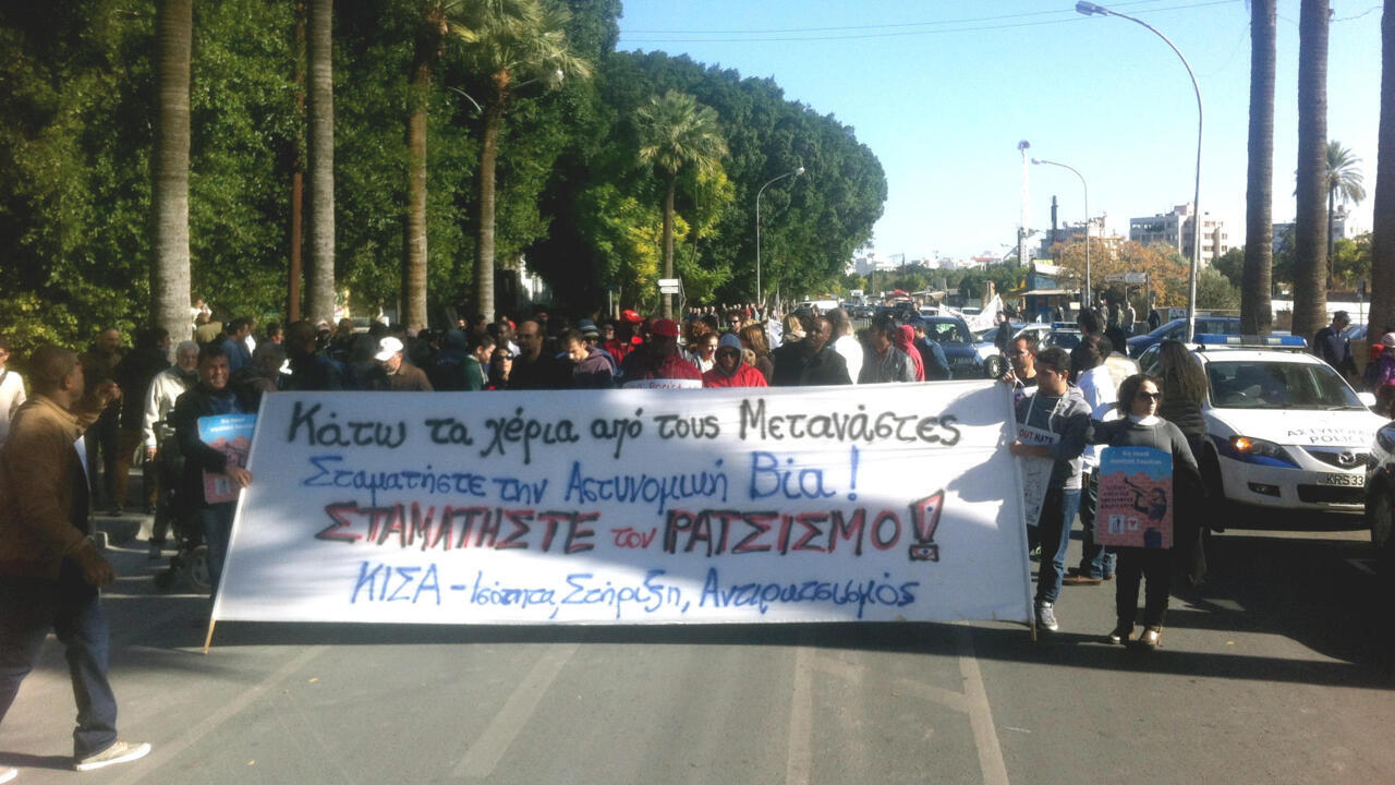 Les Africains de Chypre contre les violences policières Accents d'Europe