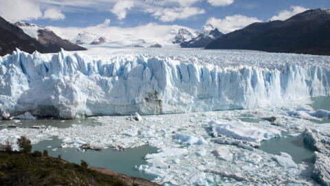 Glacier Perito Moreno, situé dans le Parc national Los Glaciares au sud de l'Argentine.