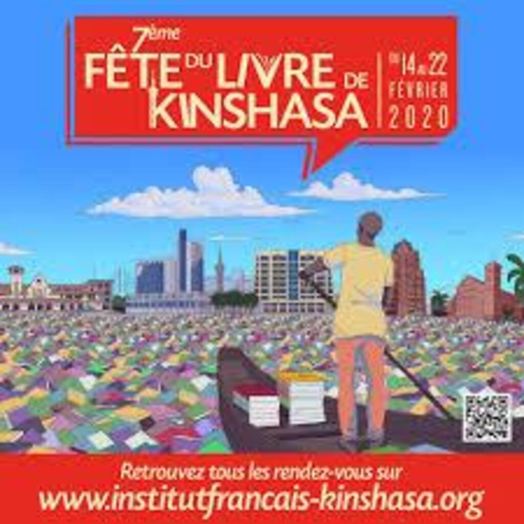 Affiche de la 7ème fête du livre de Kinshasa