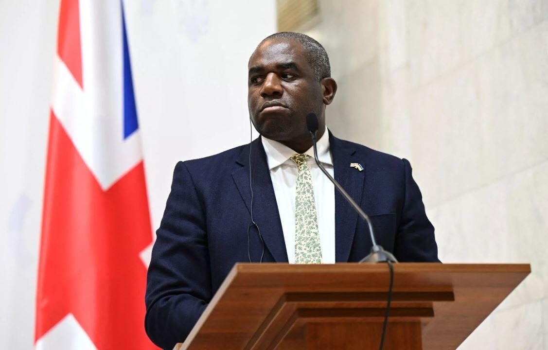 Le ministre britannique des Affaires étrangères, David Lammy, en fonction depuis le 5 juillet 2024. (Data archive) Il est membre du Parti travailliste.