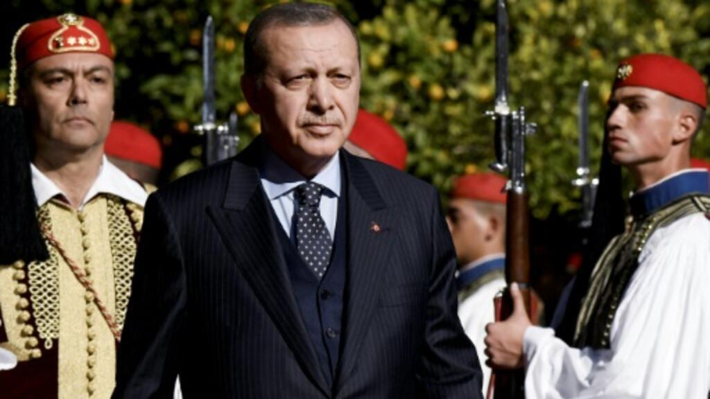 Turkish President Recep Tayyip Erdogan on a visit to Greece in 2019.