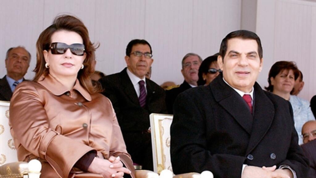 Zine El-Abidine Ben Ali et son épouse Leila, en mars 2006.