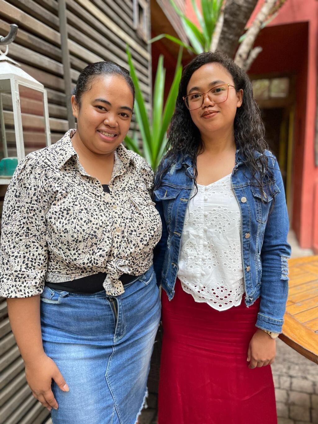 Portraits d'Andy et Saynana, deux auditrices de la palabre au féminin rencontrées à Antananarivo