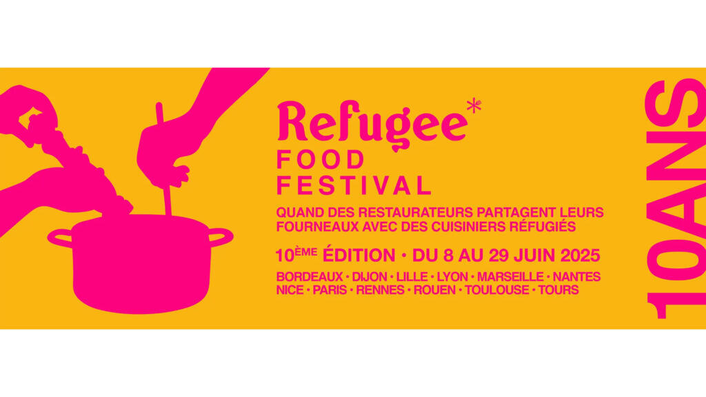Refugee food festival, 10 ans.