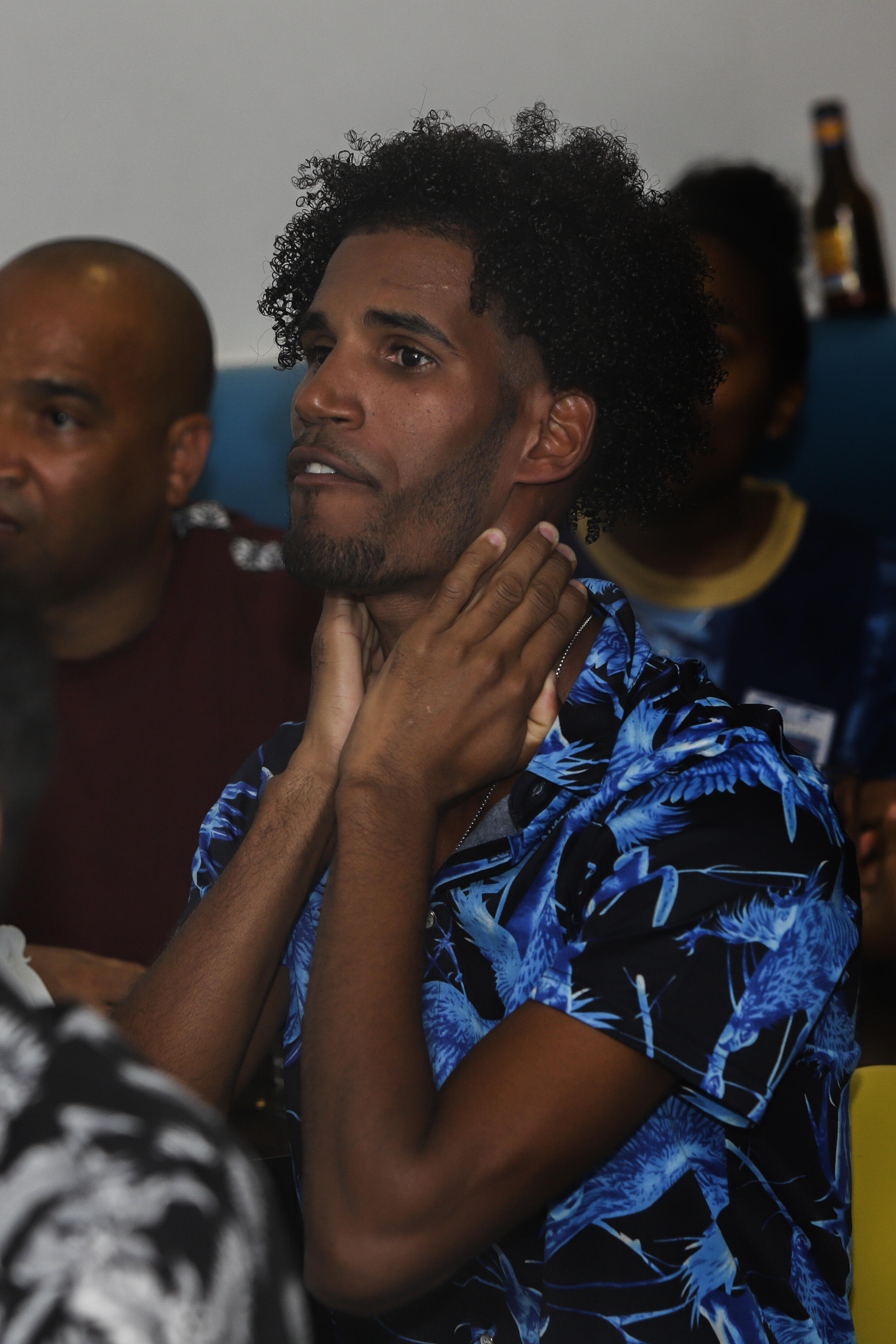 Apesar da tristeza, os cabo-verdianos ficarma satsifeitos pelo desempenho da sua equipa.