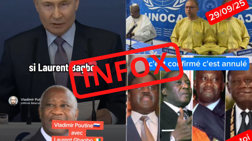 Plusieurs vidéos mensongères circulent à propos de la présidentielle ivoirienne sur les réseaux sociaux, TikTok en tête.