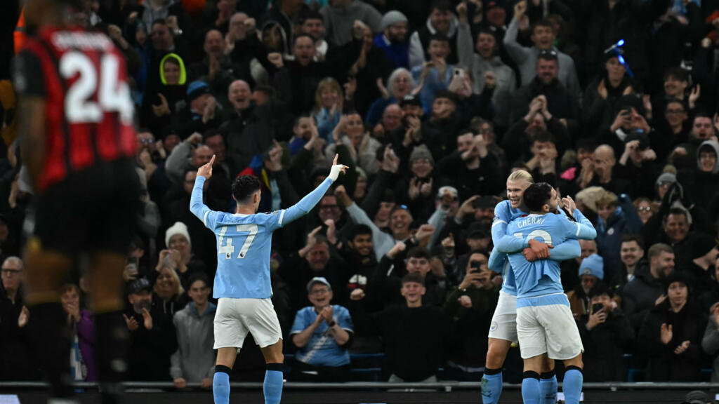 Football: le duo Cherki-Haaland permet à Manchester City de prendre le meilleur sur Bournemouth (3-1)