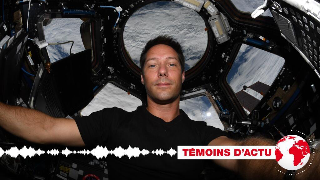 Selfie de Thomas Pesquet dans l'ISS, le 30 avril 2021.