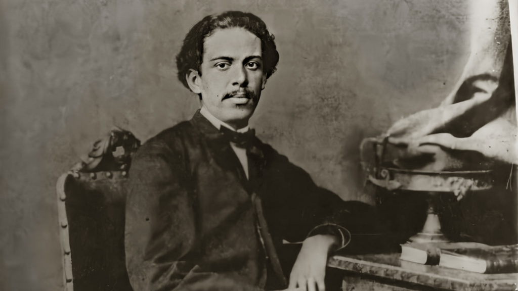 O jovem Machado aos 25 anos, 1864