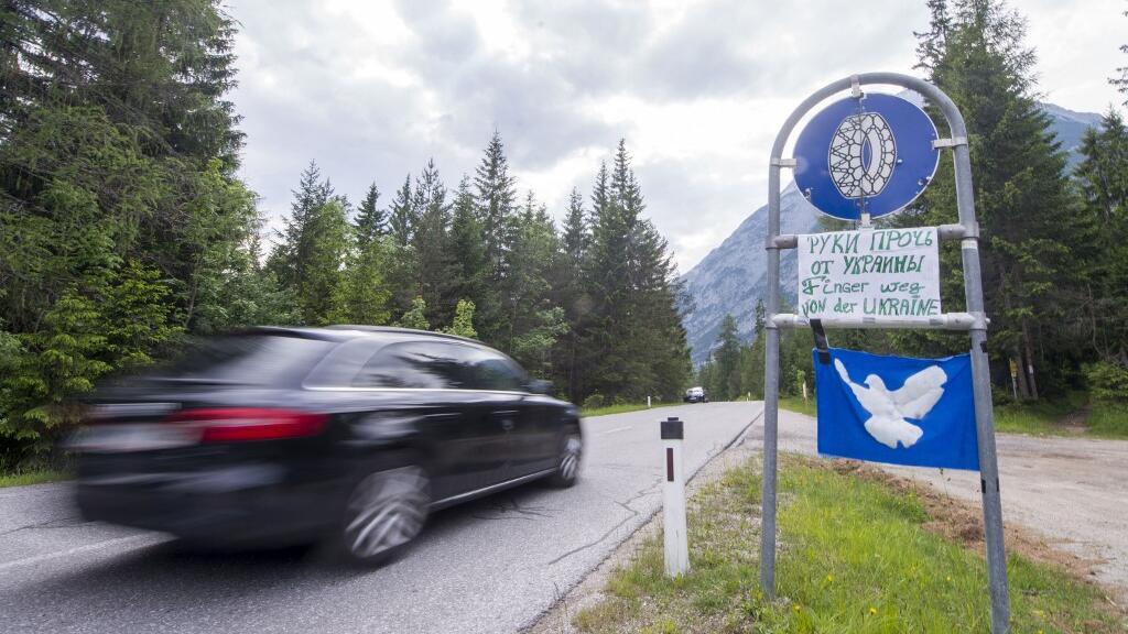 Sur une route de la région de Tyrol, en Autriche.