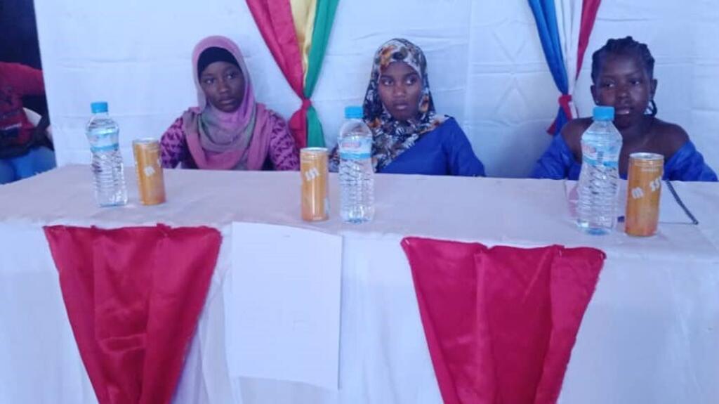 L’équipe victorieuse du groupe scolaire El Hadji Ibrahima Barry.